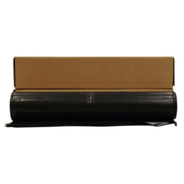424100B 24 x 100 ft. 4 Mil Black Poly Sheeting - 25 per Skid