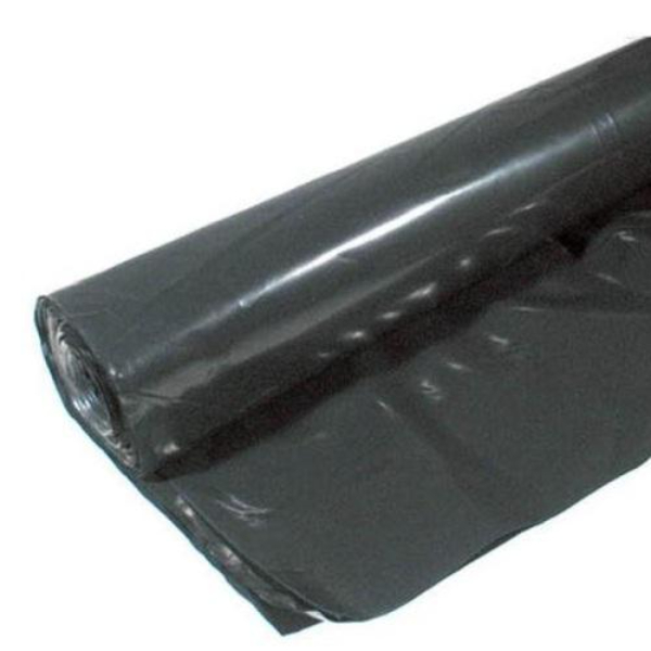 412100B 12 x 100 ft. 4 mil Poly Sheeting - Black - 64 per Skid