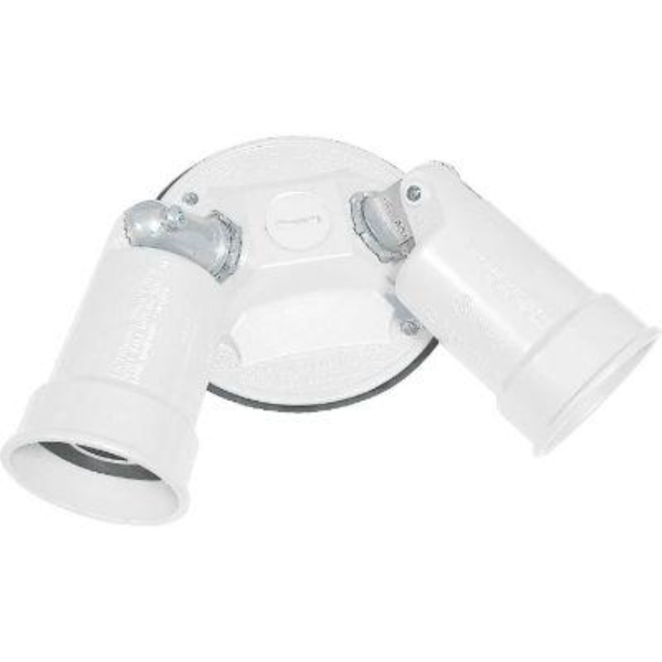 WRC2PAR-W-UPC 150W PAR38 Weatherproof Round 2 Lamp Holder - White
