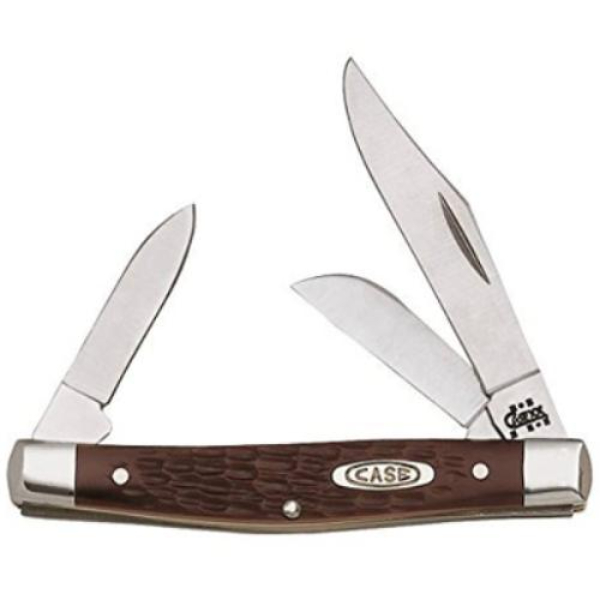 106 Stockman Synthetic Knife , Brown - Medium