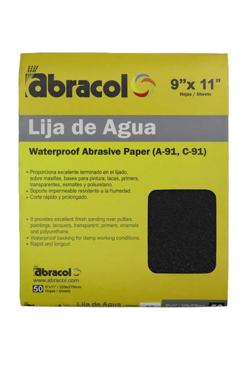 RPHLC0060002 9 x 11 in. 60 Grit Water Proof Sandpaper Sheet