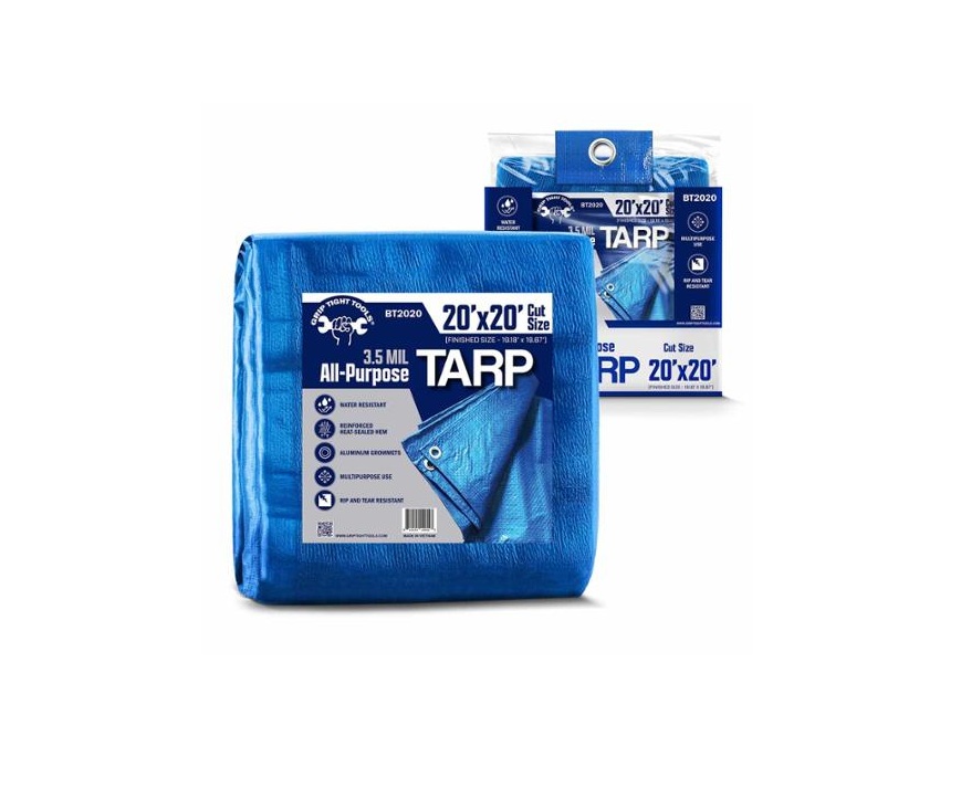 BT2020 20 x 20 ft. Medium Weight Blue Tarp