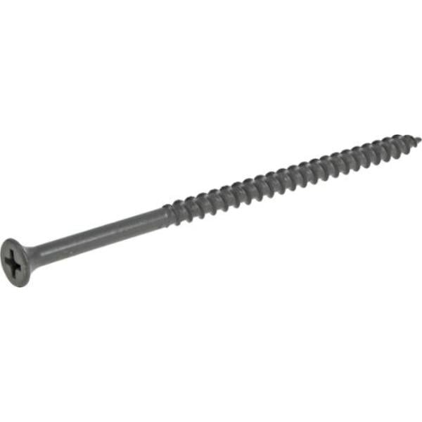 48395 4 in. No.10 Phillips Deck Screws - 10-Year Coating, Gray - 5 lbs