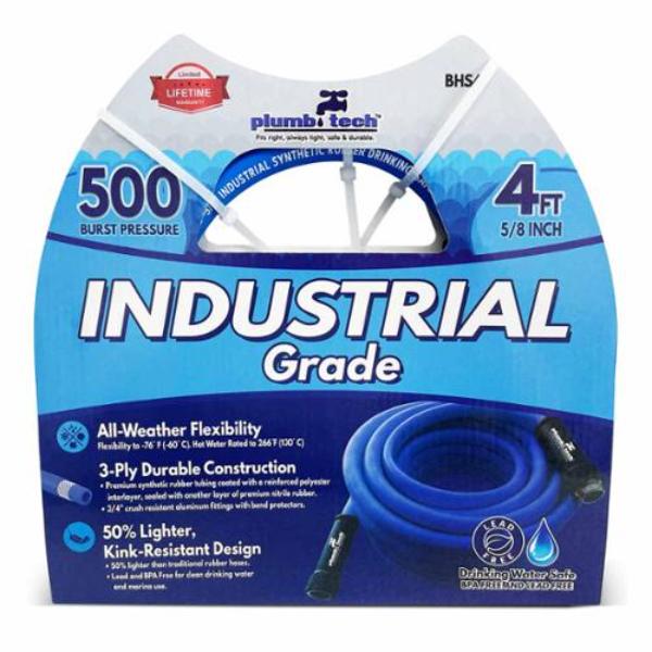 BHS4 0.625 in. x 4 ft. Blue Water Hose