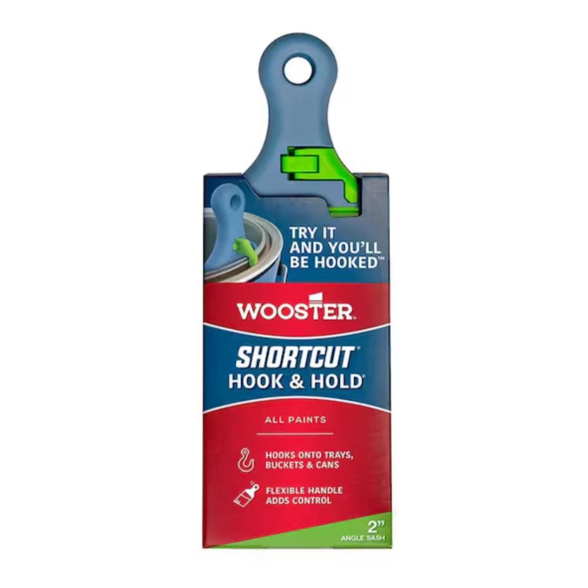 Wooster Brush H3221-2 2 in. Polyester Shortcut Hook & Hold Paintbrush