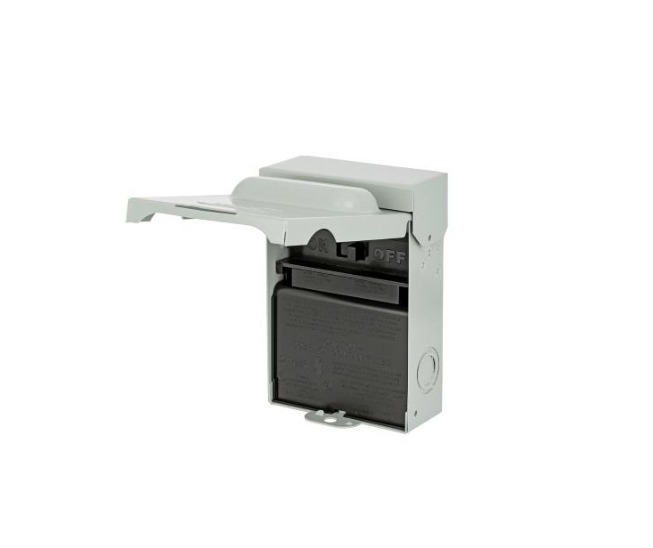 U065NA1P 60A Non Automatic AC Disconnect, Gray