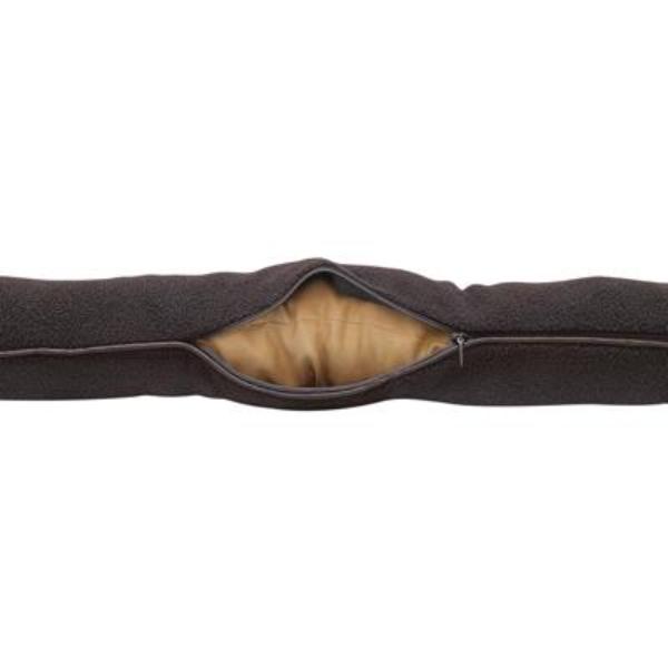 DS2Z36 Draft Stopper with Zipper, Dark Grey