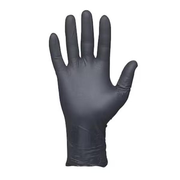 9700PFS N-DEX Powder-Free Nitrile Disposable Gloves, Black - Small