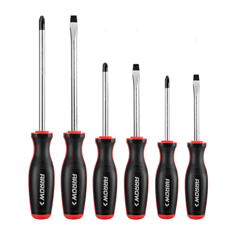 AHT04003 SD Bi-Material Screwdriver Set - 6 Piece