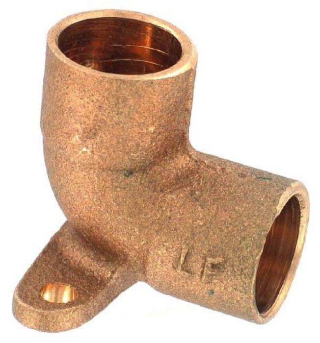 LF1024012129802 0.75 C x 0.75 in. C Cast 90 Deg Drop Ear Elbow, Brass