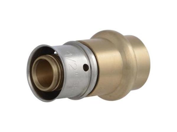 UCP722Z 0.75 x 0.75 in. Copper Press Adapter, Copper