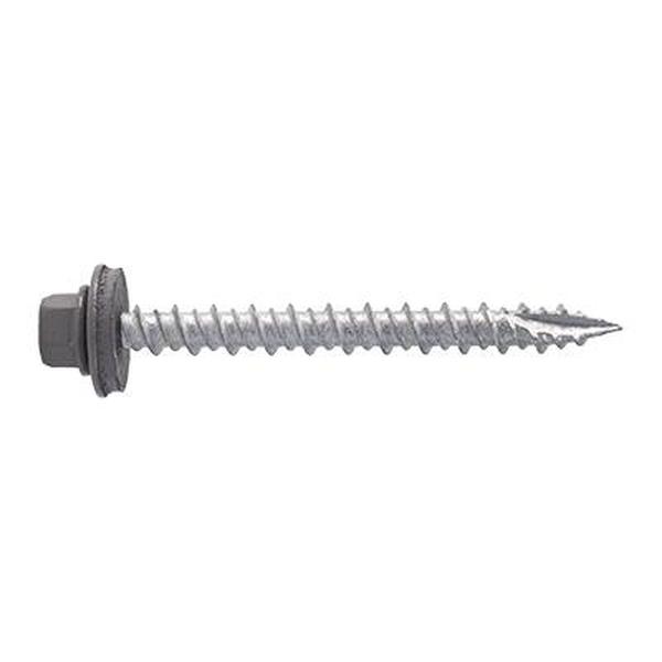 102HLCHA 10 x 2 in. FastGrip Galvanized Hi-Lo Screw, MGAL Charcoal