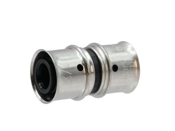 UPP016Z 0.75 in. PEX Press Poly Coupling, Black