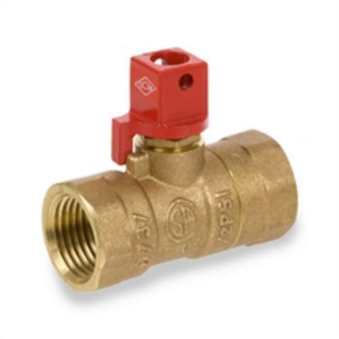 Picture of Smith-Cooper 0190250G 0.5 in. Flat Head Gas Ball Valve