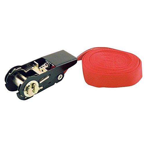 Picture of Erickson Manufacturing 51401 Ratchet Lashing Strap&#44; Red - 1 x 15 ft. & 500 lbs