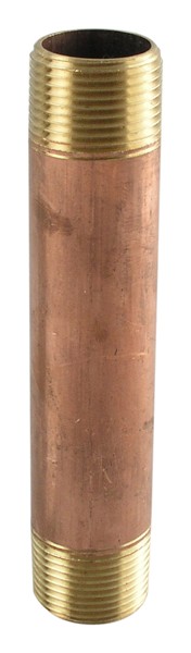 Smith-Cooper 86NI4012015U 1.25 in. Xclose Pipe Nipple, S40 Brass