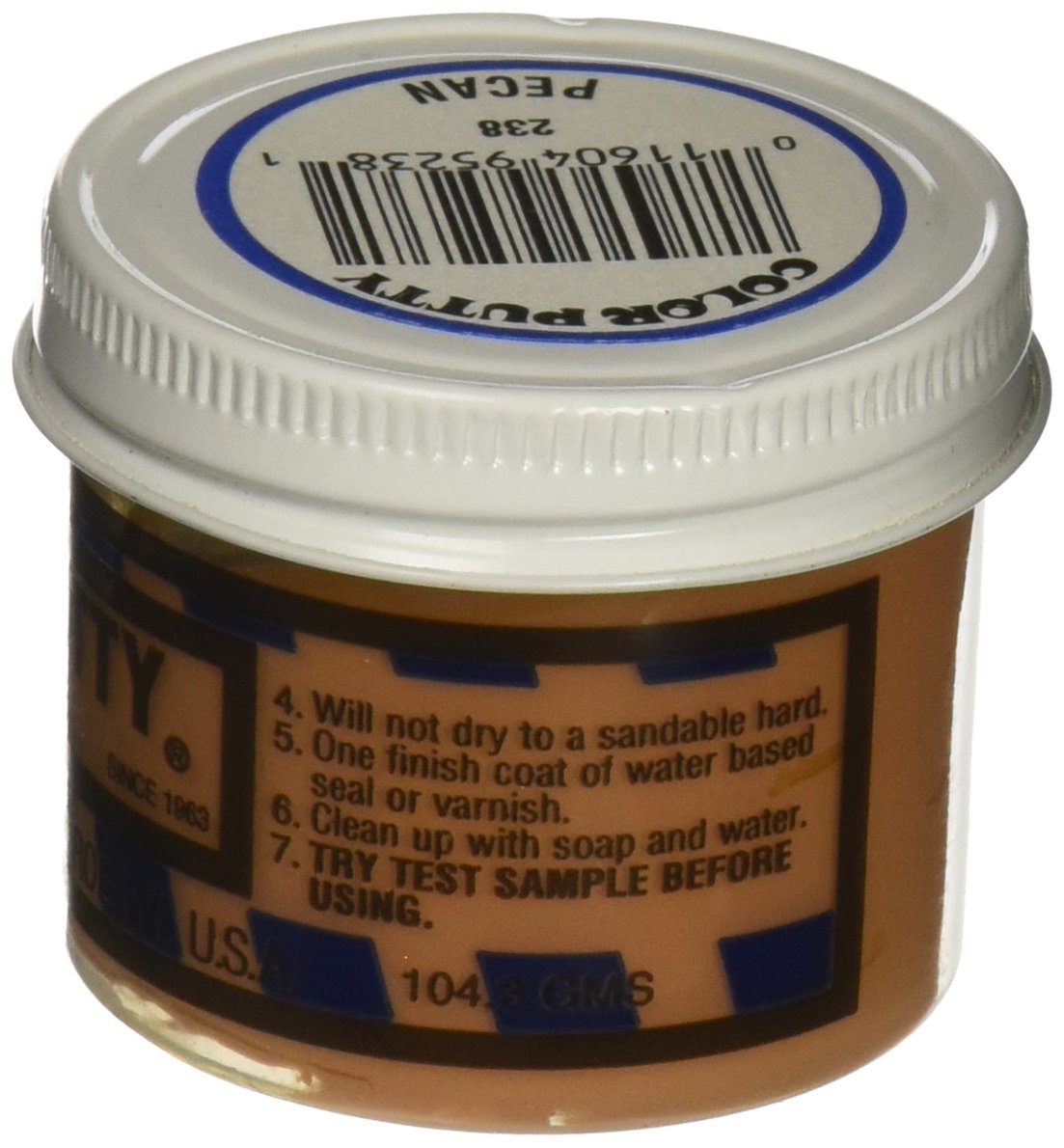 Water-Based Formula Color-Transmitted Putty, Pecan - 3.68 oz