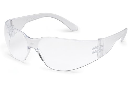 Safety Glasses, Anti-Fog, Clear Lens, Clear Frame