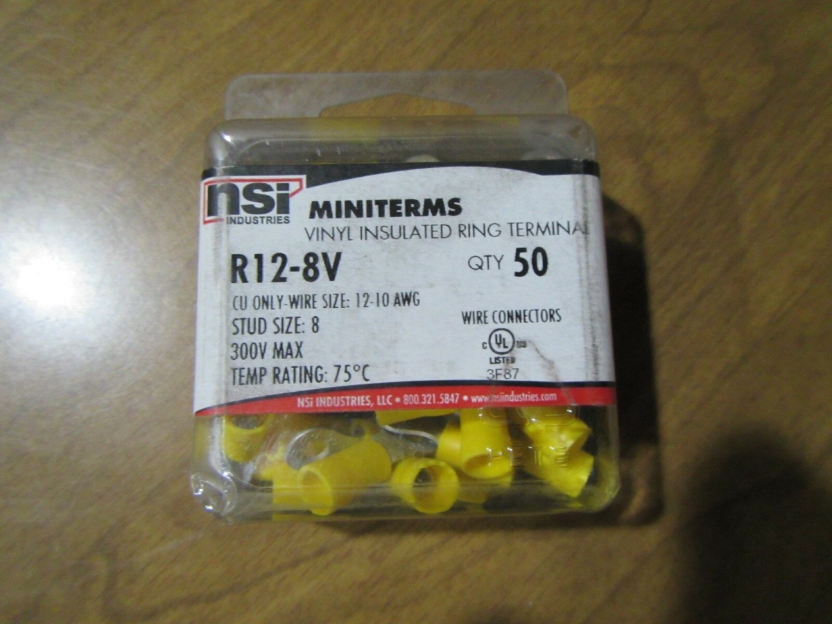 12-10 Awg Rings 8-10 Stud