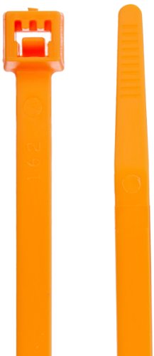 Picture of NSI Industries 750-16 8 in. Fluorescent Cable Tie&#44; Orange - 50 lbs - Pack of 100