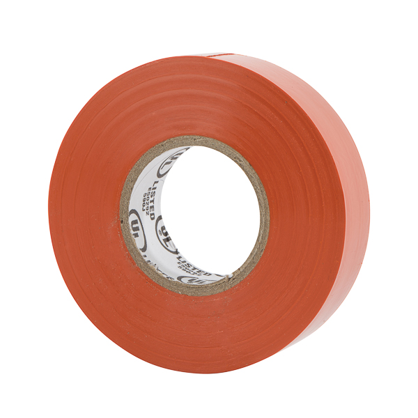 7 m Prem Vinyl Large Electrical Tape, Orange