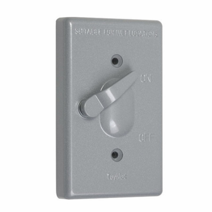 One Gang Toggle Cover - Gray
