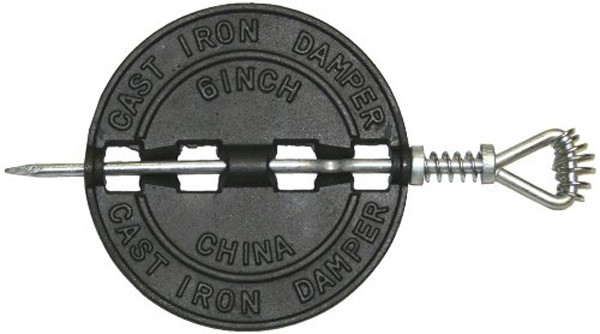 Picture of United States Stove D8 Damper Cast Iron - 8 in.