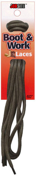 54010 Waxed Boot Lace E, Brown - 60 in.