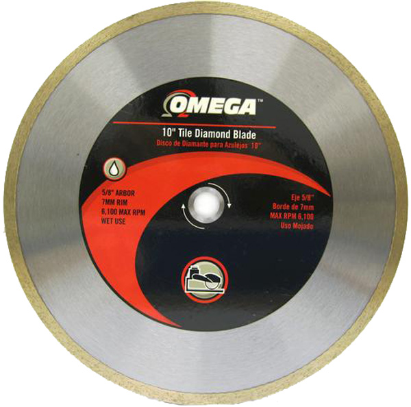 Picture of Omega Diamond Tools CT10 Tile Diamond Blade - 10 in.