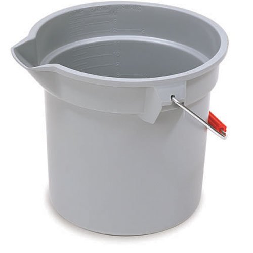 Bucket Round, Gray - 10 qt.