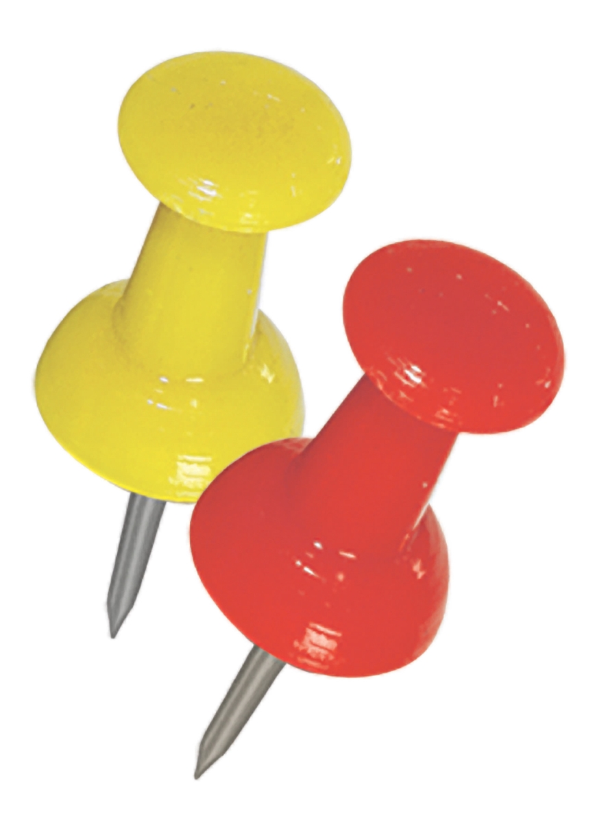 Thumb Tact Push Pins - 25 Count