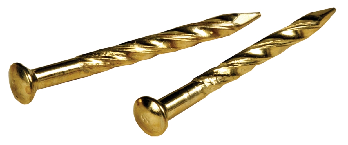 0.875 in. Brass Metal Trim Nails