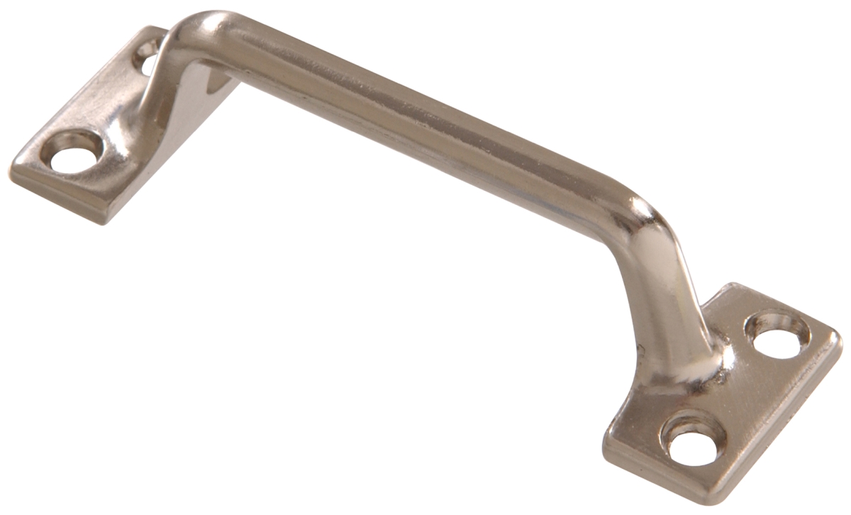 4 in. Carded - Sash Lift Handrail Bracket, Satin Nickel