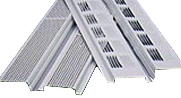 Soffit Vent Aluminum, Brown - 8 ft. - Pack of 50