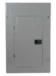 Load Center, BRP, 24 Spaces, 125A, 120/240V AC, Main Lug, 1 Phase