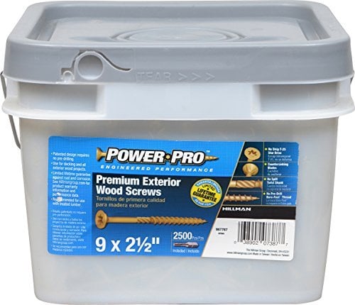 Star Drive Ext Wood Screw - 9 x 2.5 in.