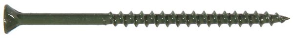 Green Course Thred Deck Screw - No. 10 x 3 in.