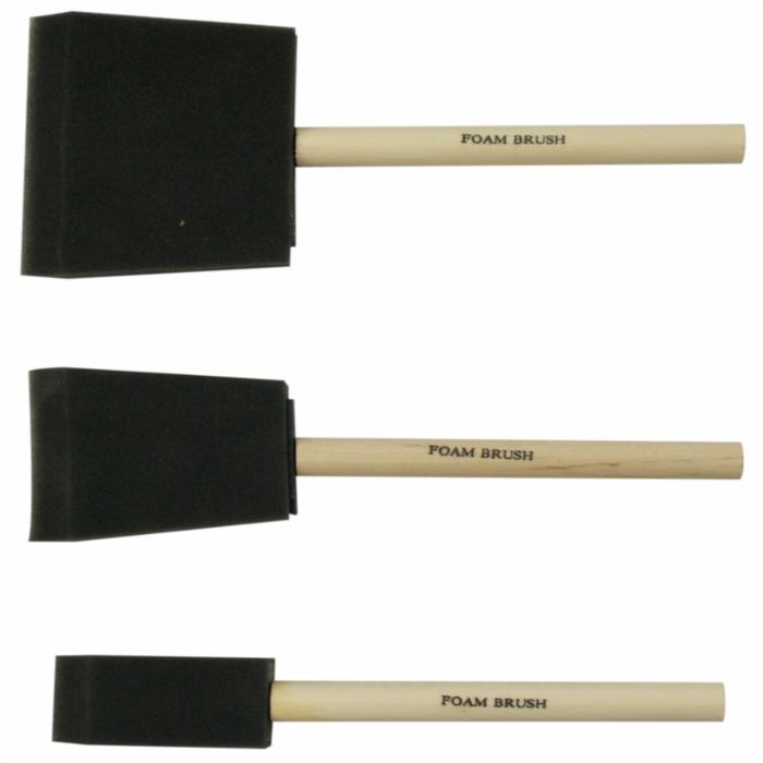 Picture of A Richard Tools 80100 Foam Brushes Set&#44; 1 x 2 x 3 in. - 3 Piece
