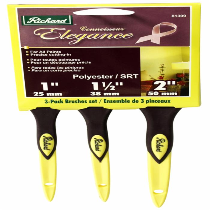 Picture of A Richard Tools 81309 3 Piece Elegance Brush Set - 1.5 & 2 in.