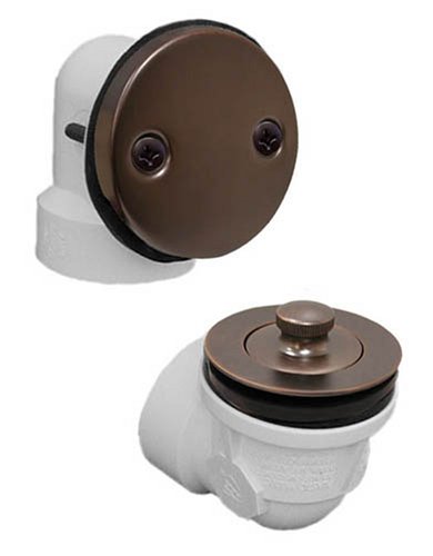 0.5 in. Oil Rubbed Bronze Standard Two-Hole Schedule 40 Lift & Turn Half Kit