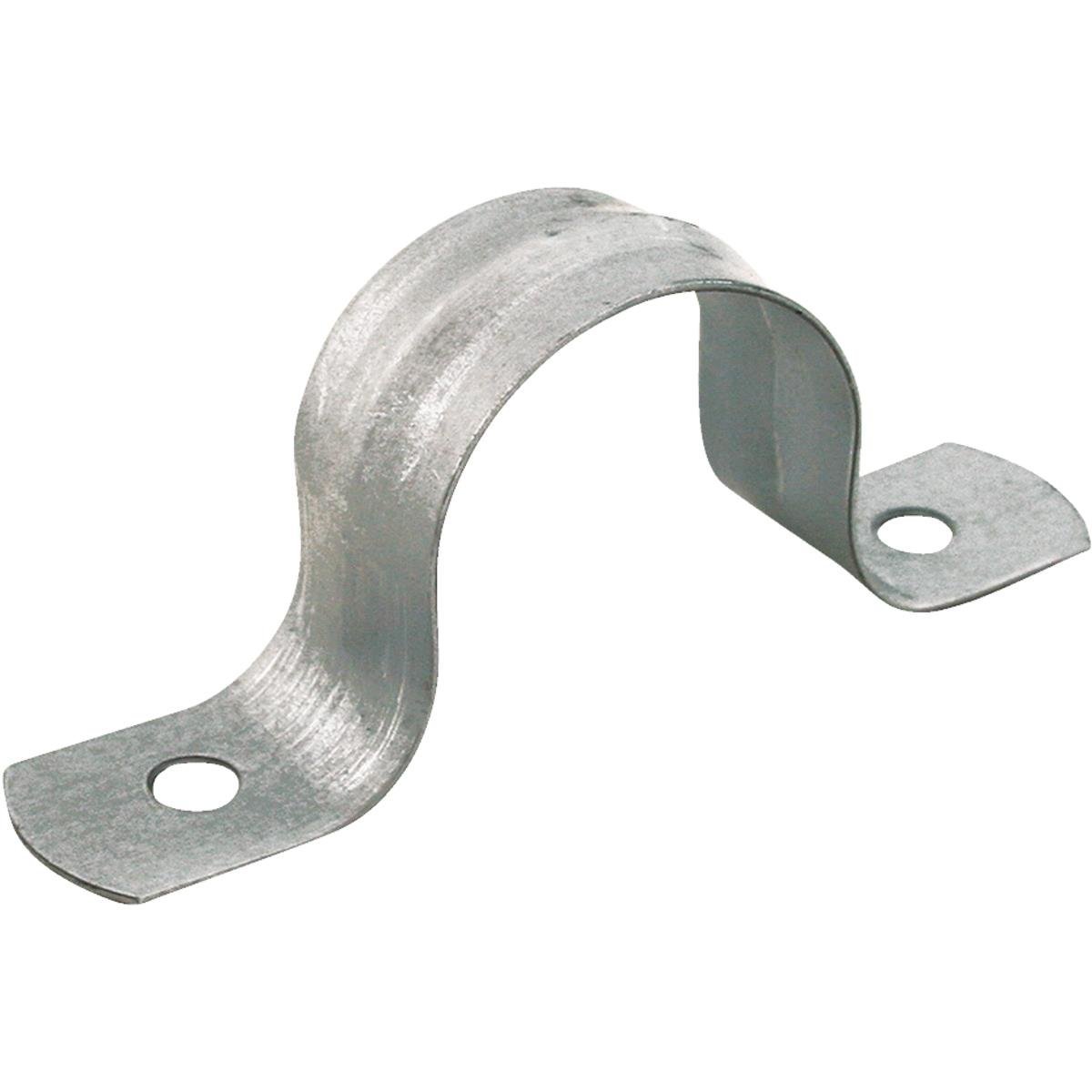 1 in. IPS Pipe Strap Two-Hole Galvanized - Pack of 50