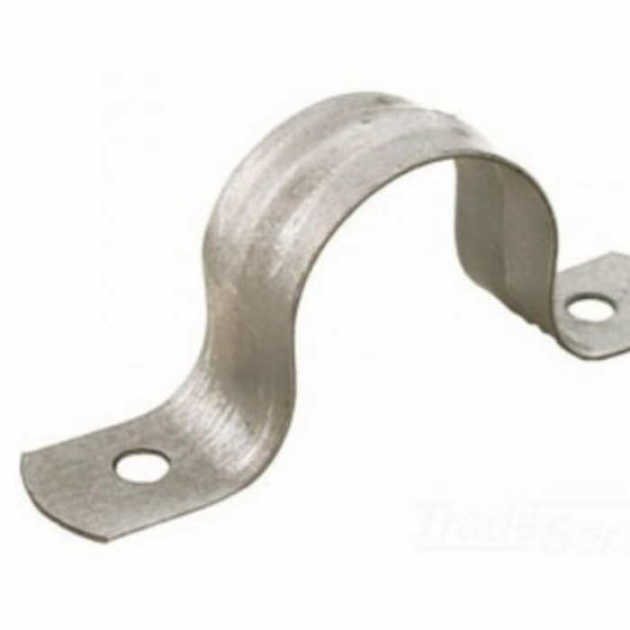 1.25 in. IPS Pipe Strap Two-Hole Galvanized - Pack of 50