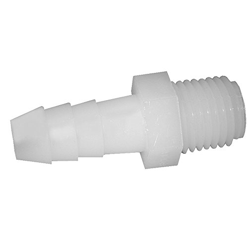 Nylon Hose Male Barb Adapter - 0.375 x 0.25 in.