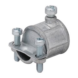 Bx-Flex Connector Straight 1 in. Zinc