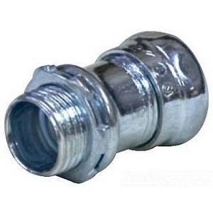 Emt Connector Compression 1.50 in. Steel