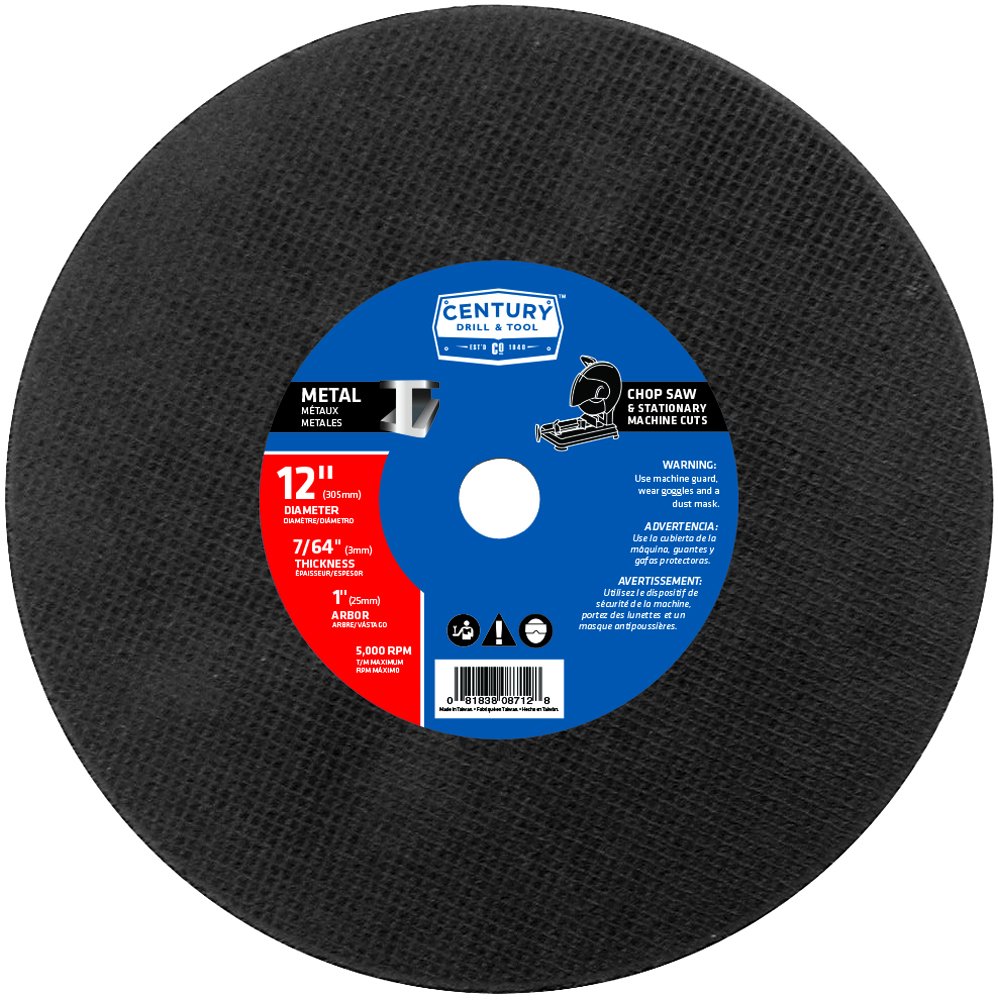Type 1A Metal For Chop Saws and Stationary Machine Cut-Off Wheels