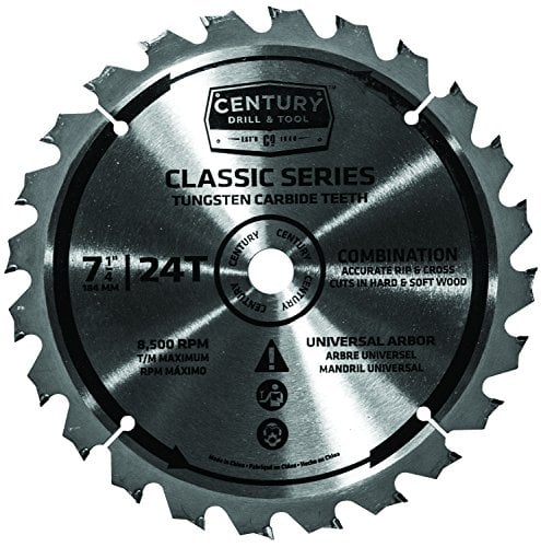 9207 Circular Saw Blade - 7.25 in. x 24T Fast Combo