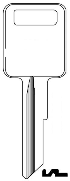 83952 Amc Key Blank - 10 Count - Pack of 10