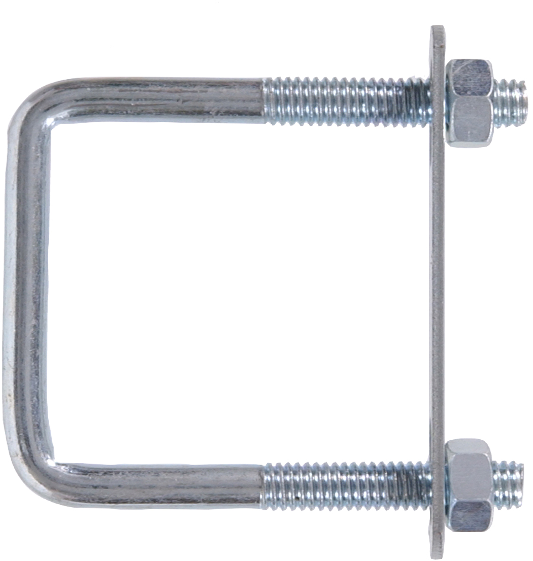 Flagged - Square Ubolts, 0.312-18 x 5 x 2 in. - Pack of 5