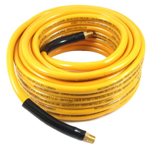 Yellow PVC Air Hose - 0.375 in. x 50 ft.